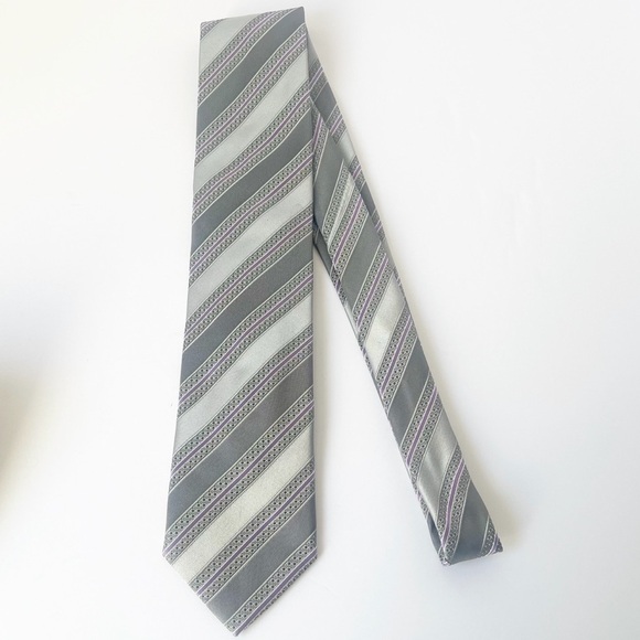 Lot of six Luxury Silk Ties 3 Canali 2 Ted Baker 1 Ermenegildo Zegna - Picture 9 of 14